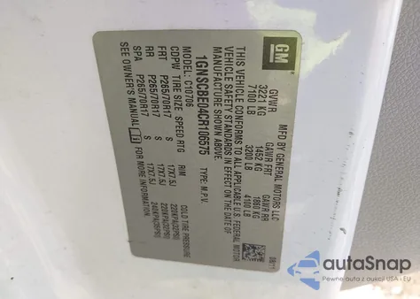 2012 Chevrolet Tahoe Lt from USA, damaged, VIN 1GNSCBE04CR106575